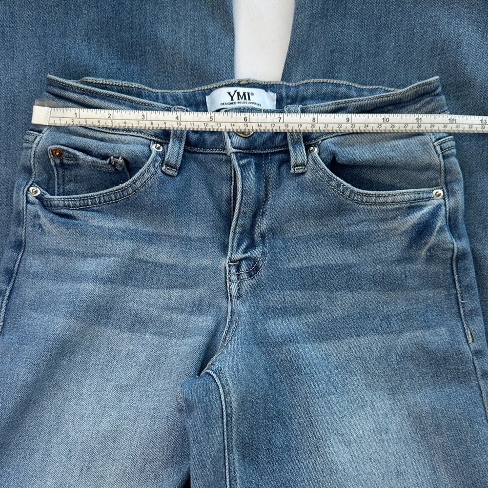 YMI Light Blue Flare Jeans - Picture 5 of 5